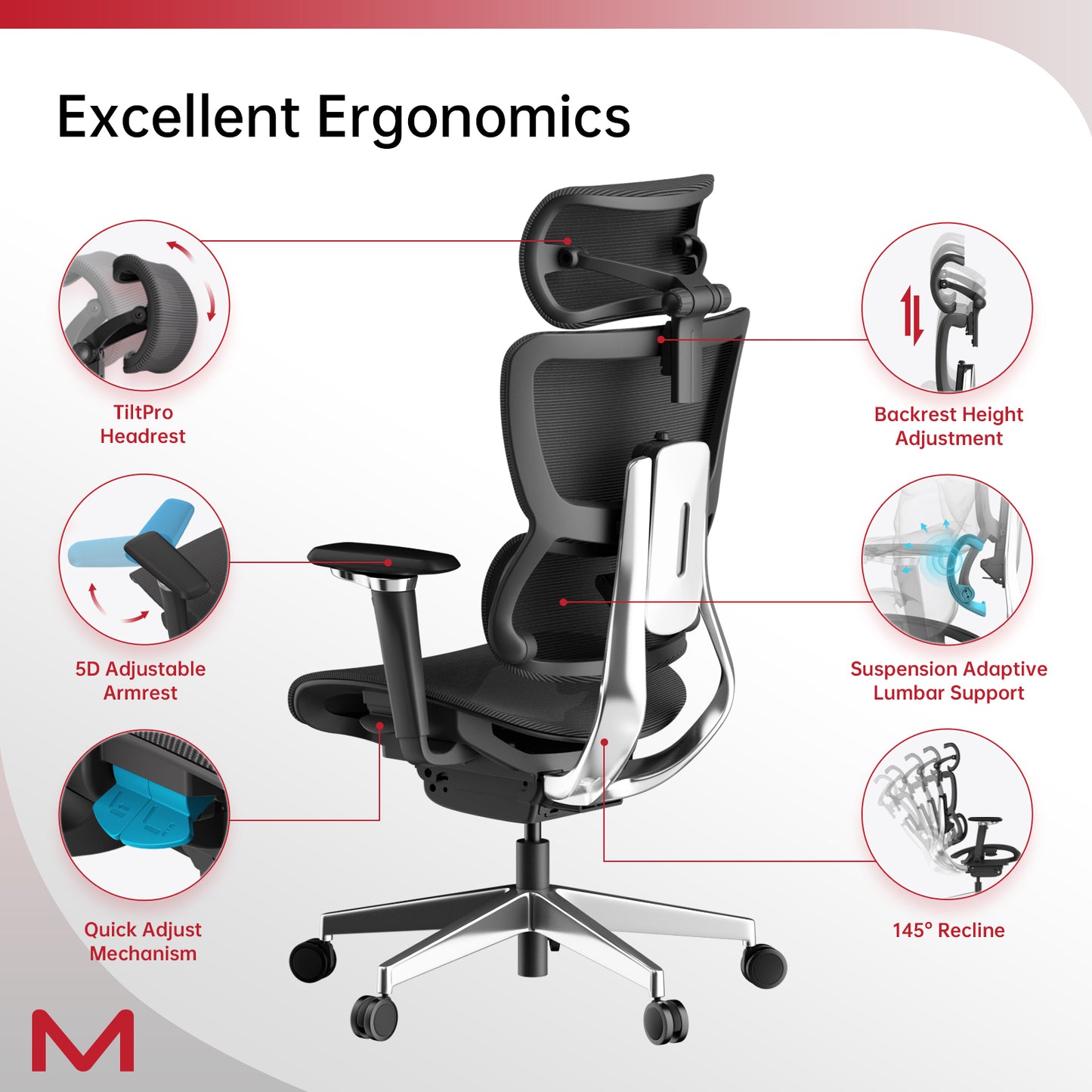 Motostuhl S3P Series Ergonomic Office Chair