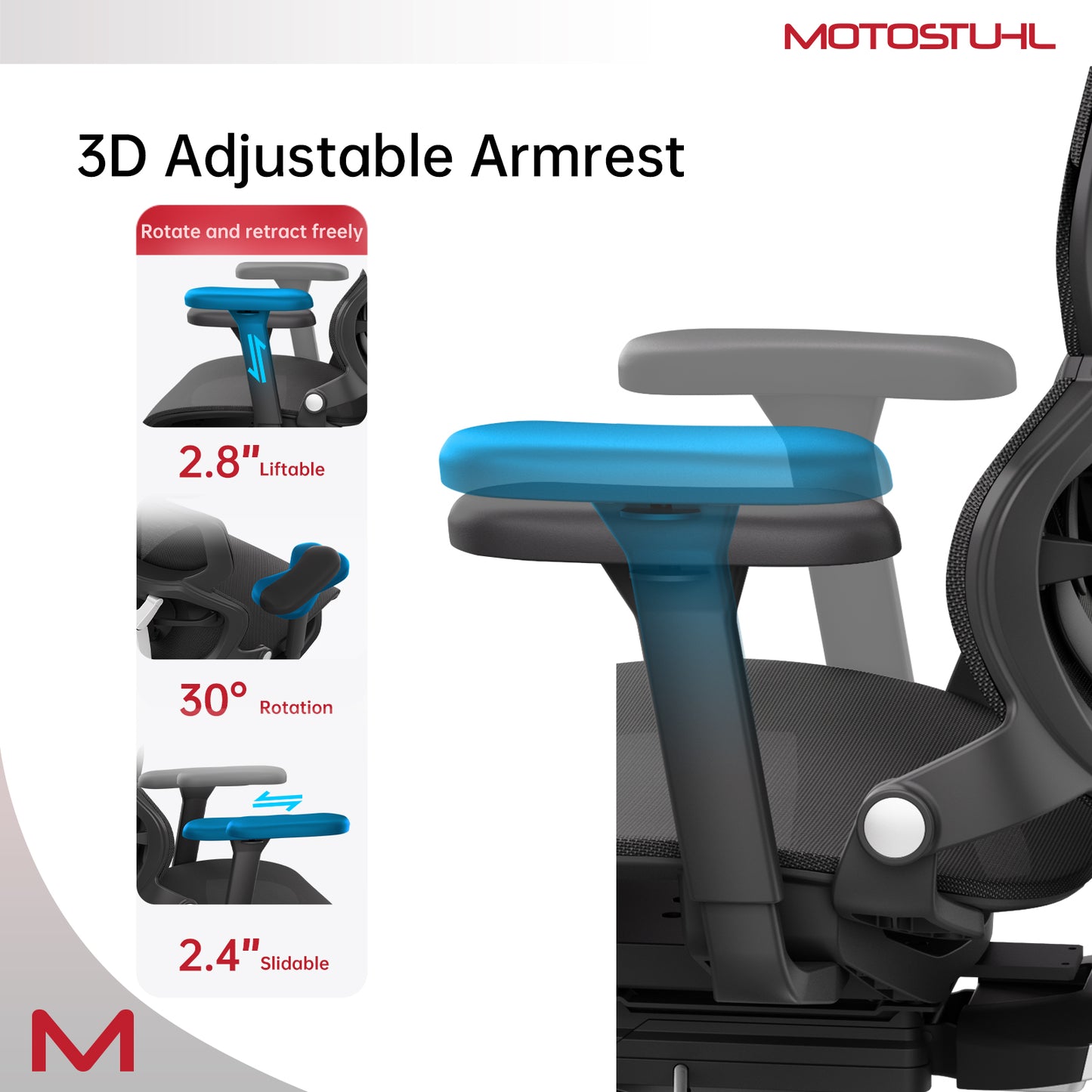 Motostuhl Q3 Ergonomic Office Chair