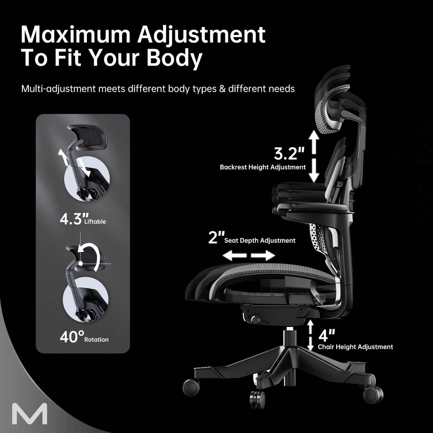 Motostuhl Verte Pro Ergonomic chairs