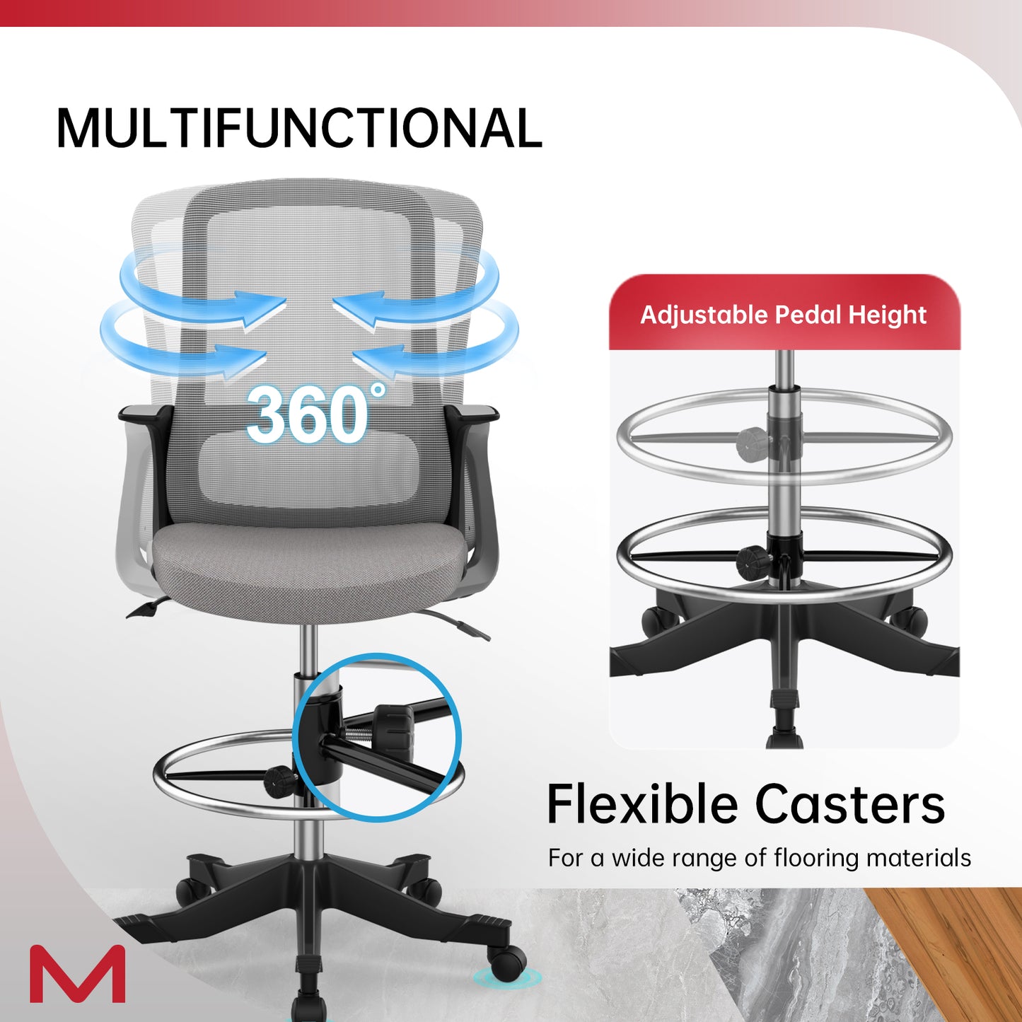 Motostuhl C7 Drafting Chair