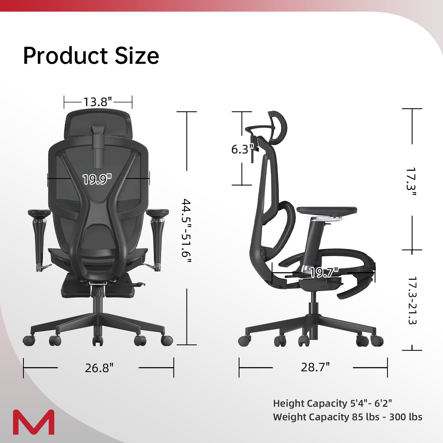 Motostuhl M2 Series Ergonomic Office Chair