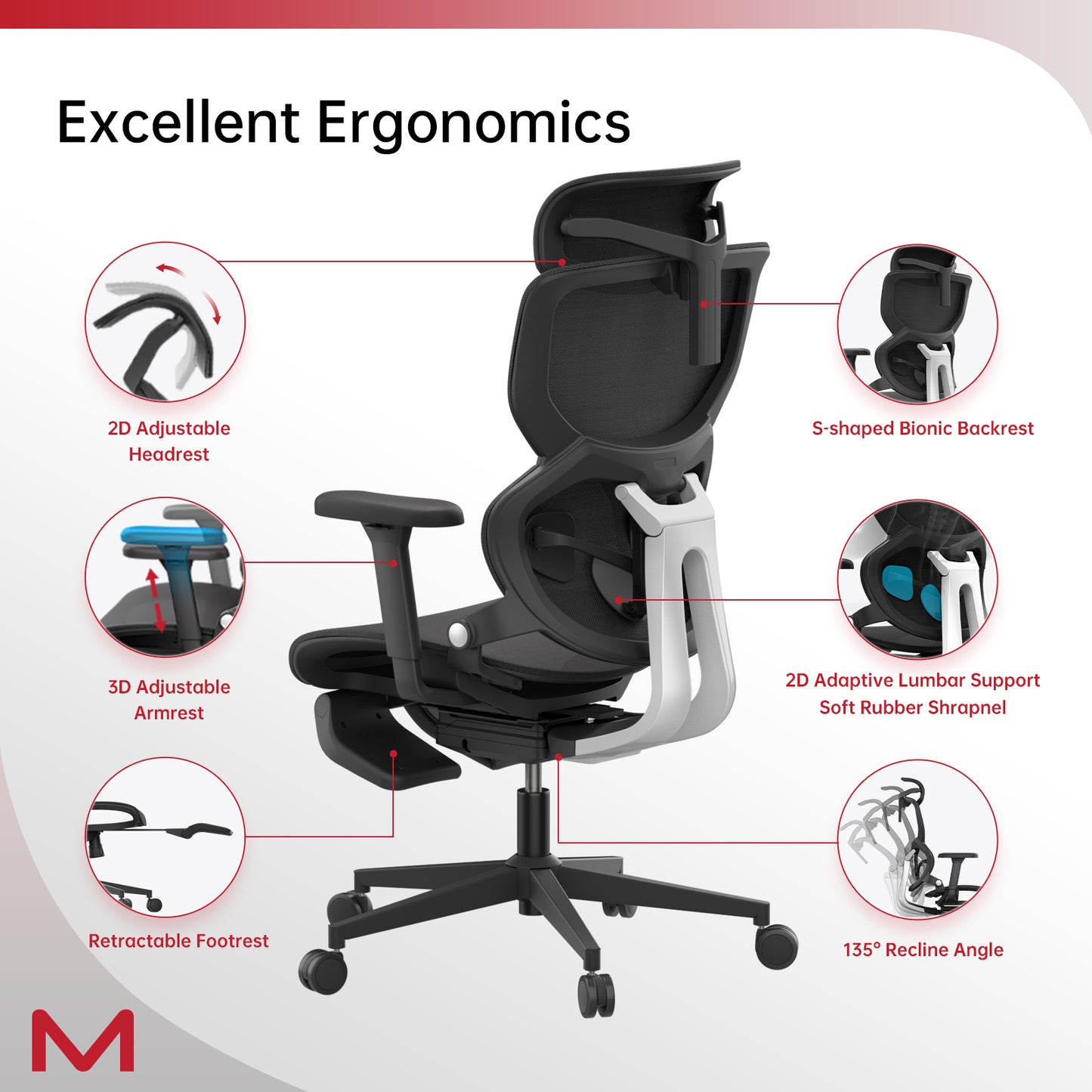 Motostuhl Q3 Ergonomic Office Chair