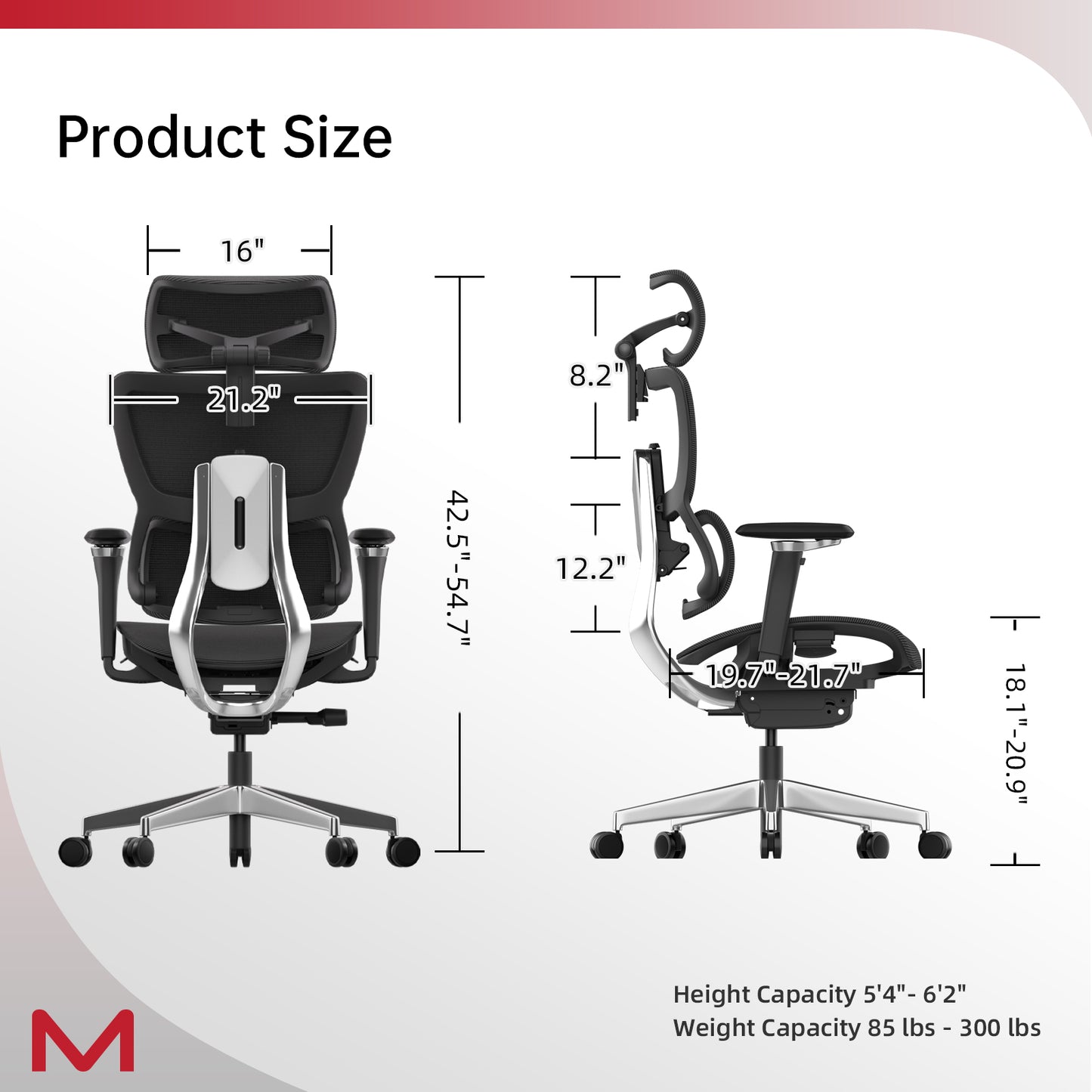 Motostuhl S3P Series Ergonomic Office Chair