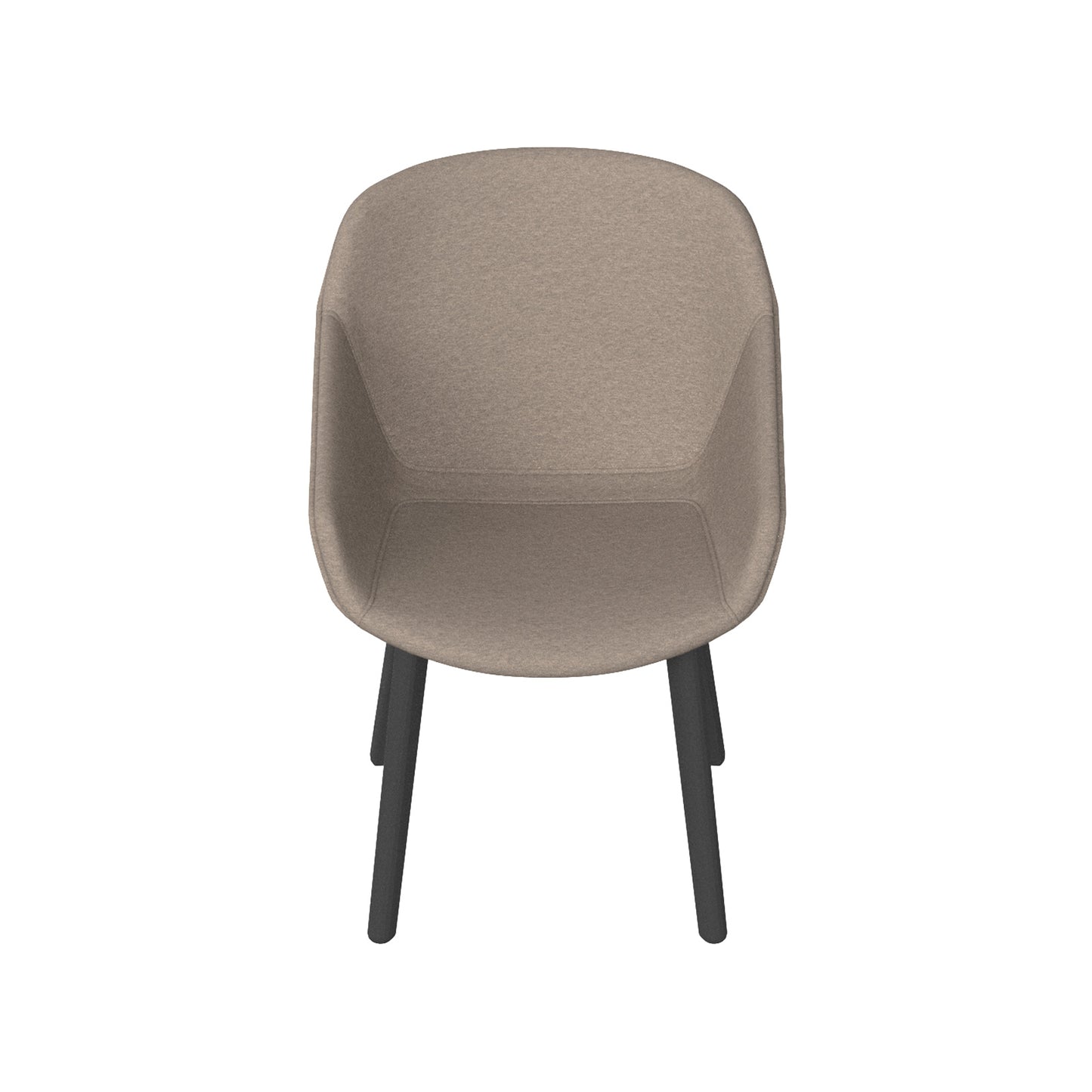 MARATTI Softshell chair four legged wood