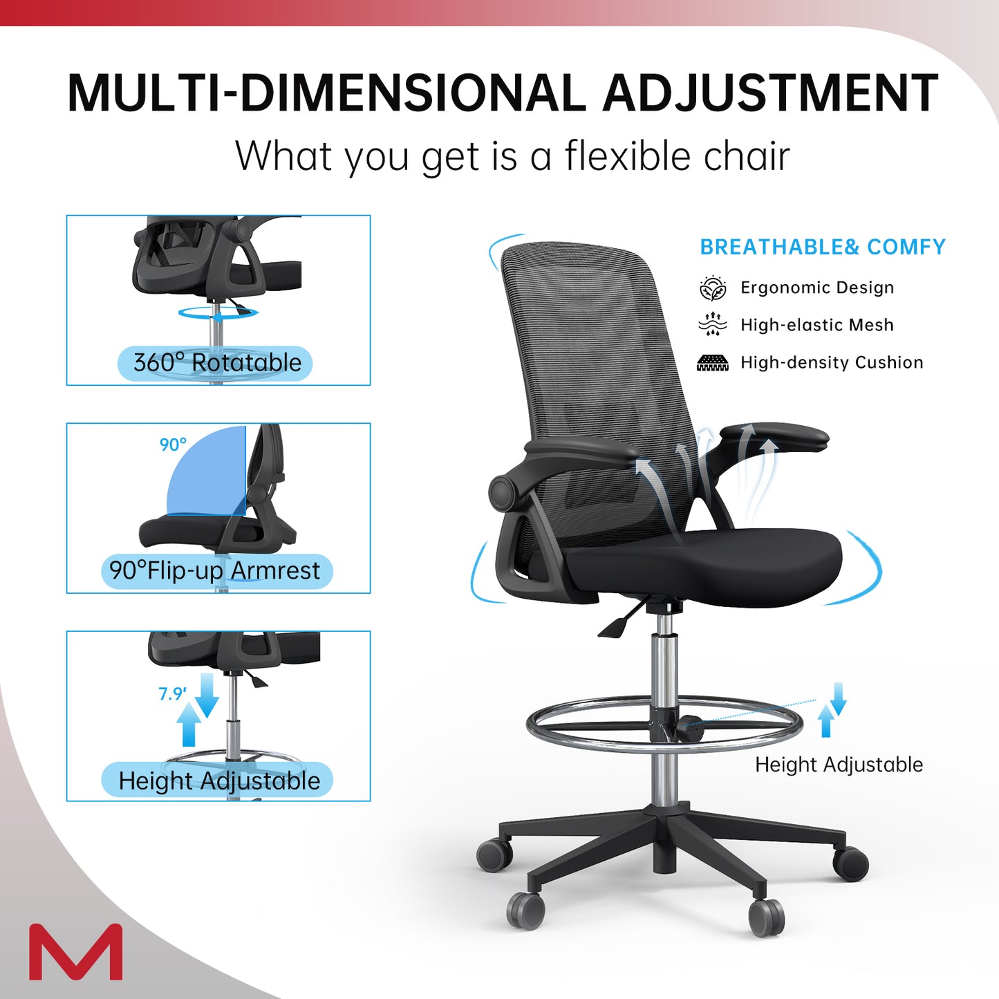 Motostuhl C7 Drafting Chair