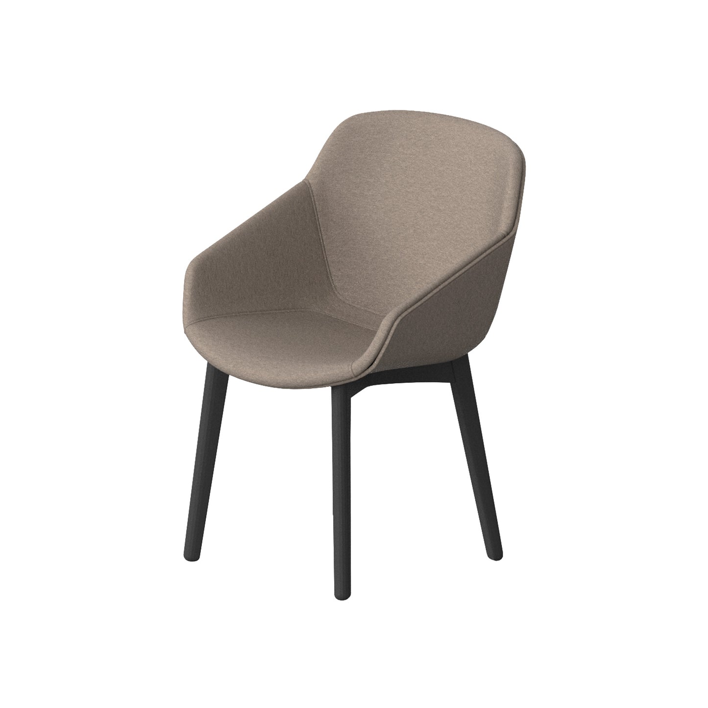 MARATTI Softshell chair four legged wood