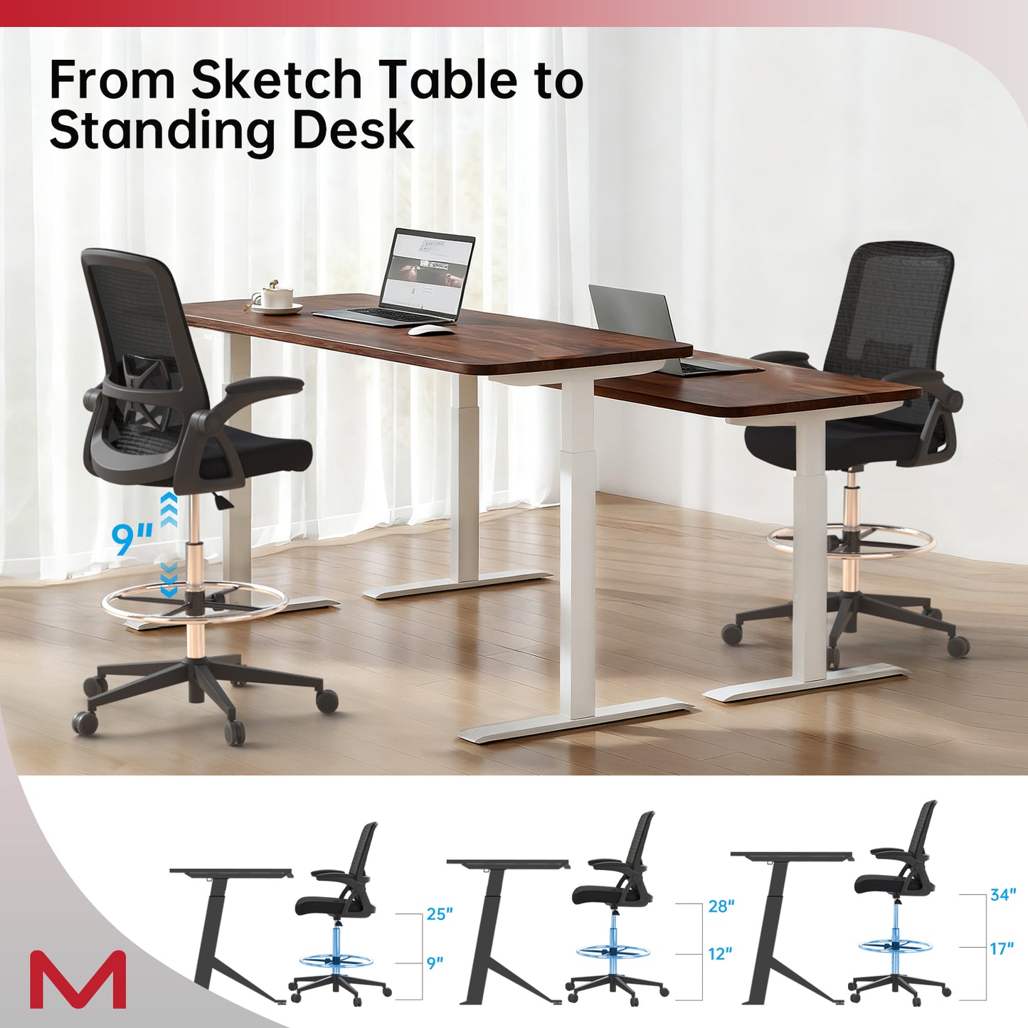 Motostuhl C7 Drafting Chair